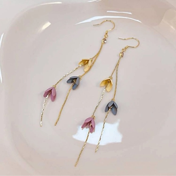 Blossom Boutique Jewelry - COPY - Petal Drop Tassel Earrings